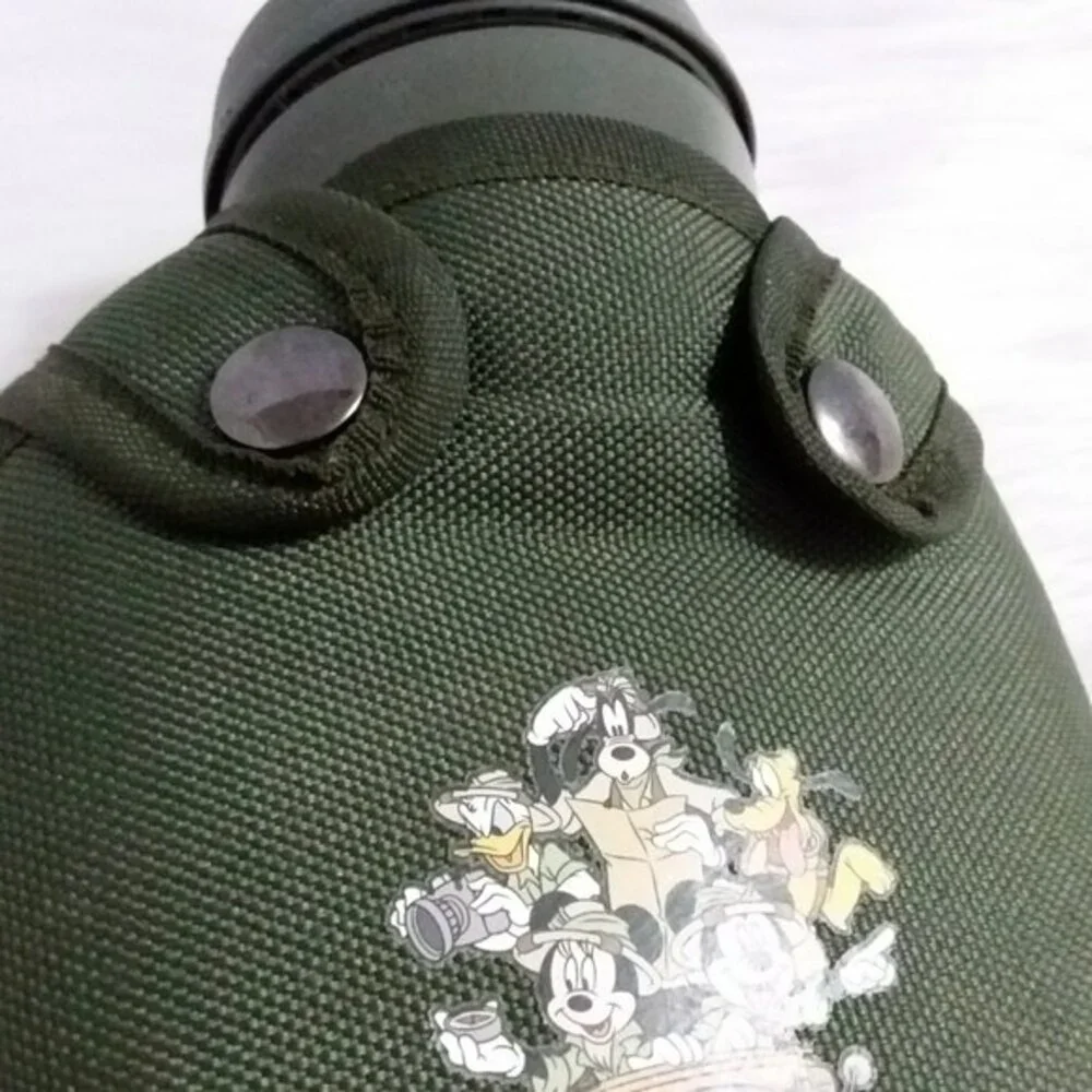 Disney Green Canteen & Kids Camouflage Backpack